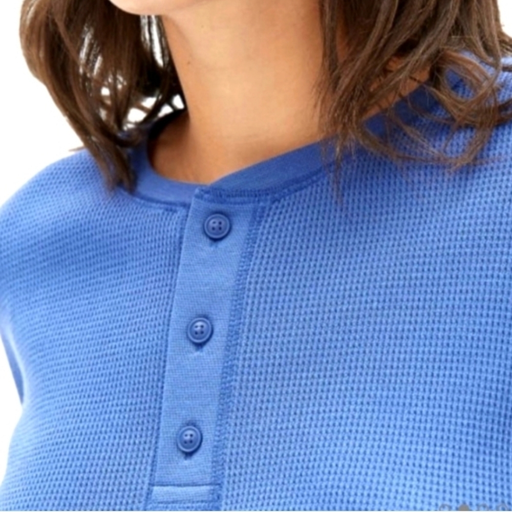 Everlane The Organic Waffle Henley Top